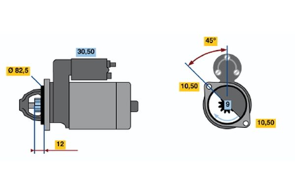 Bosch 0986015920 Starter - 2