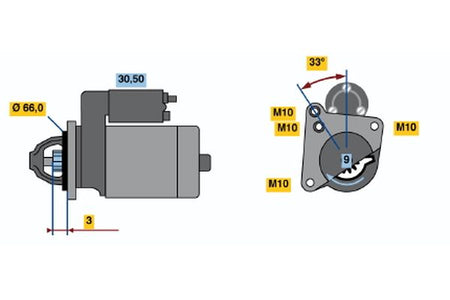 Bosch 0986016570 Starter - 2
