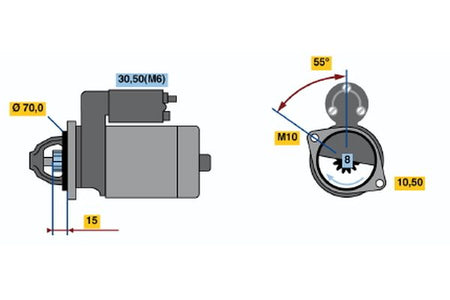 Bosch 0986018630 Starter - 2