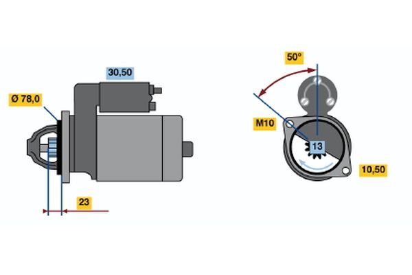 Bosch 0986019361 Starter - 2