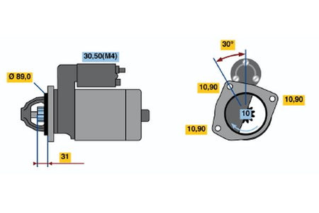 Bosch 0986020070 Starter - 2