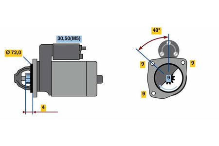 Bosch 0986020091 Starter - 2