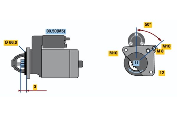 Bosch 0986020131 Starter - 2
