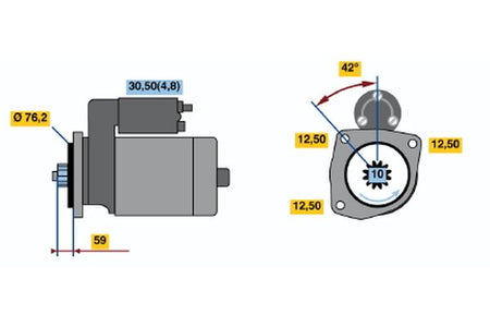 Bosch 0986020330 Starter - 2