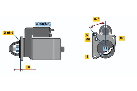 Bosch 0986021651 Starter - 2