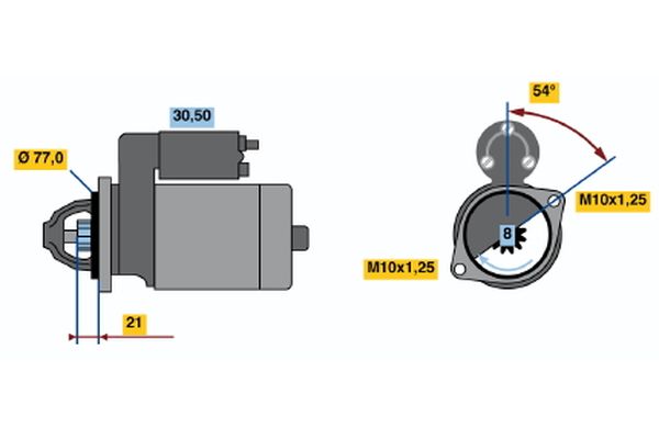Bosch 0986022591 Starter - 2