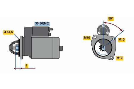 Bosch 0986022810 Starter - 2