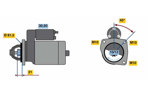 Bosch 0986023180 Starter - 2