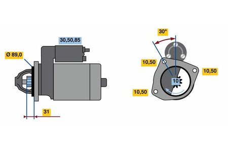 Bosch 0986023210 Starter - 2