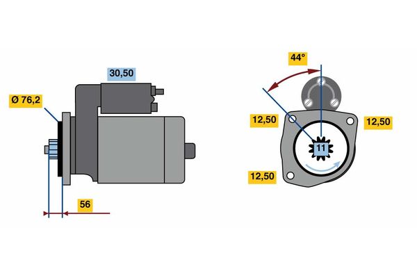 Bosch 0986024100 Starter - 2