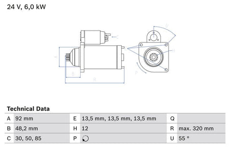 Bosch 0986025900 Starter - 1