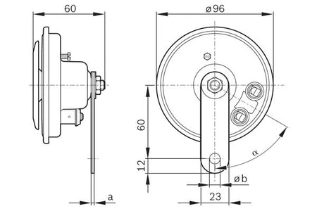Bosch 0986320111 Signal Horn - 5