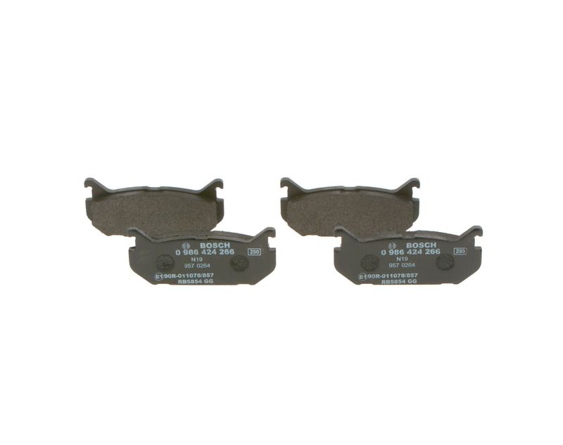 Bosch 0986424266 Brake Pad Set, disc brake - 1