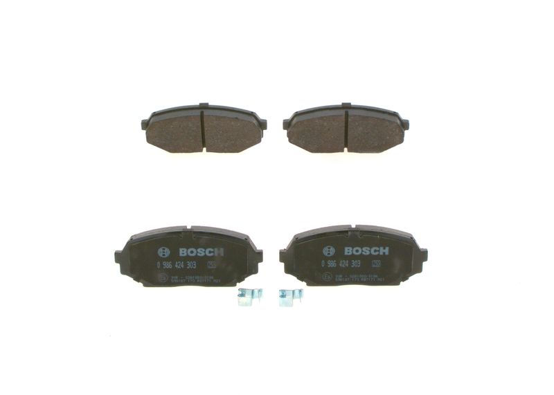 Bosch 0986424303 Brake Pad Set, disc brake - 1