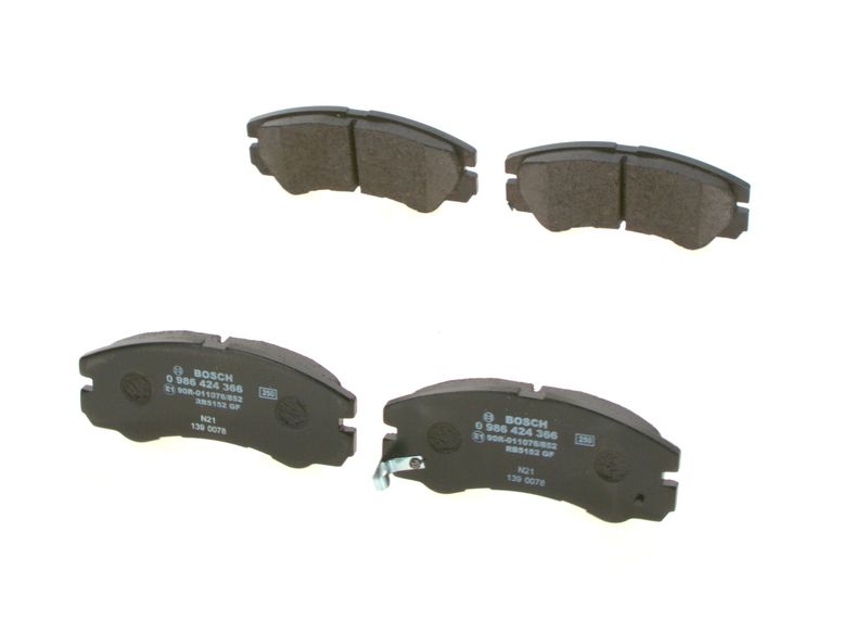 Bosch 0986424366 Brake Pad Set, disc brake - 6