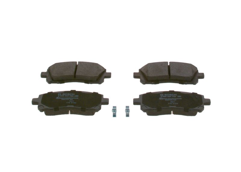 Bosch 0986424700 Brake Pad Set, disc brake - 1
