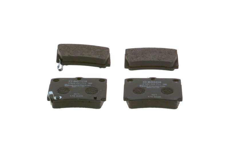 Bosch 0986424711 Brake Pad Set, disc brake - 1