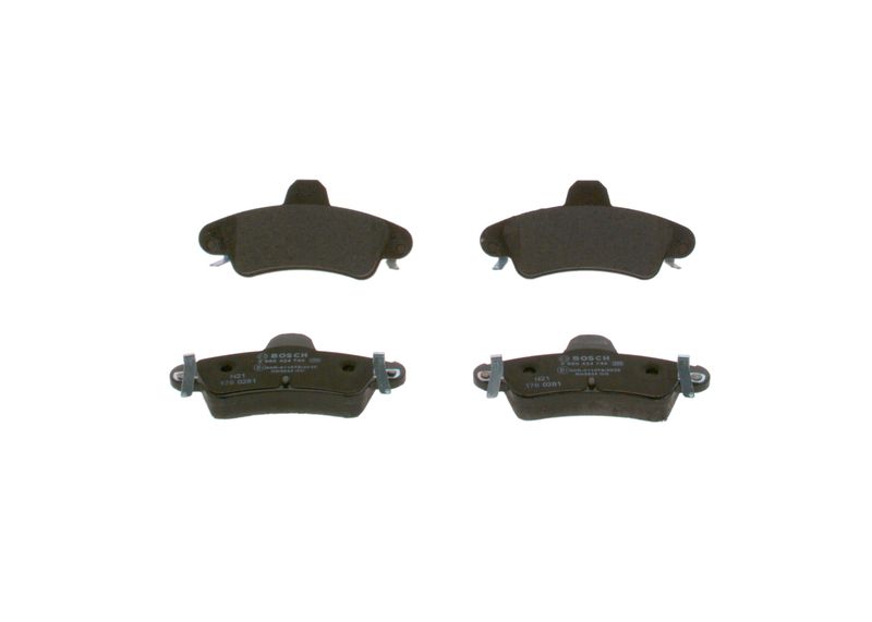 Bosch 0986424744 Brake Pad Set, disc brake - 1