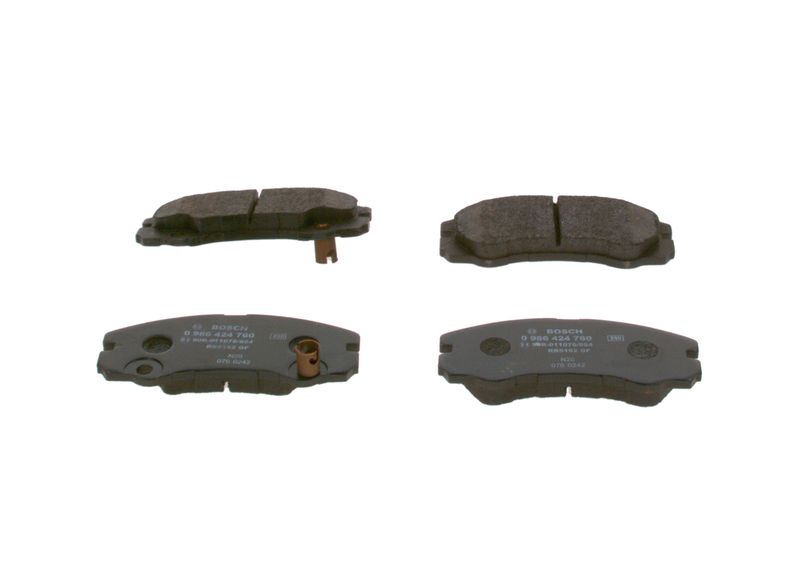 Bosch 0986424760 Brake Pad Set, disc brake - 1