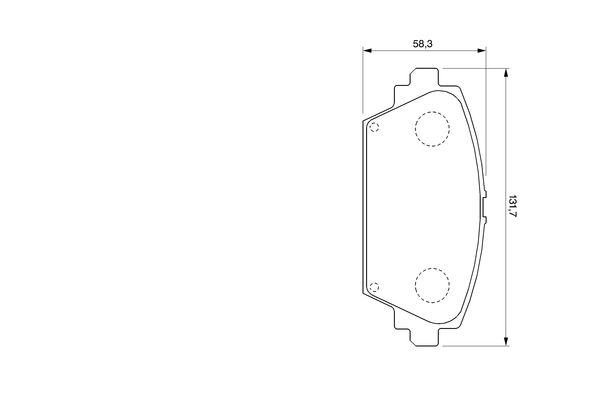 Bosch 0986424791 Brake Pad Set, disc brake - 5