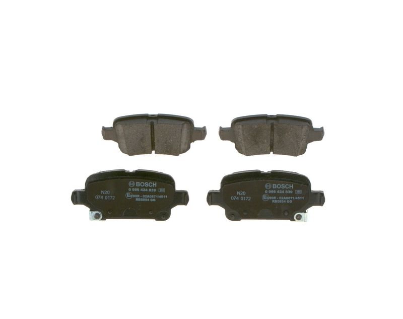 Bosch 0986424839 Brake Pad Set, disc brake - 1