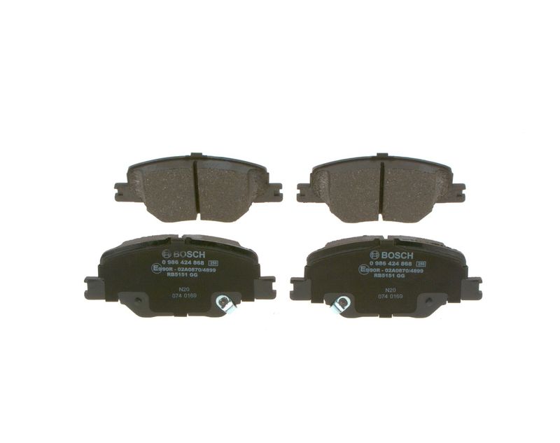 Bosch 0986424868 Brake Pad Set, disc brake - 1
