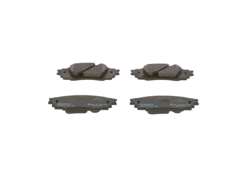 Bosch 0986424912 Brake Pad Set, disc brake - 1