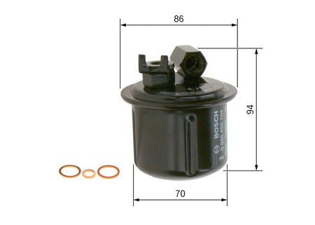 Bosch 0986450104 Fuel Filter - 5