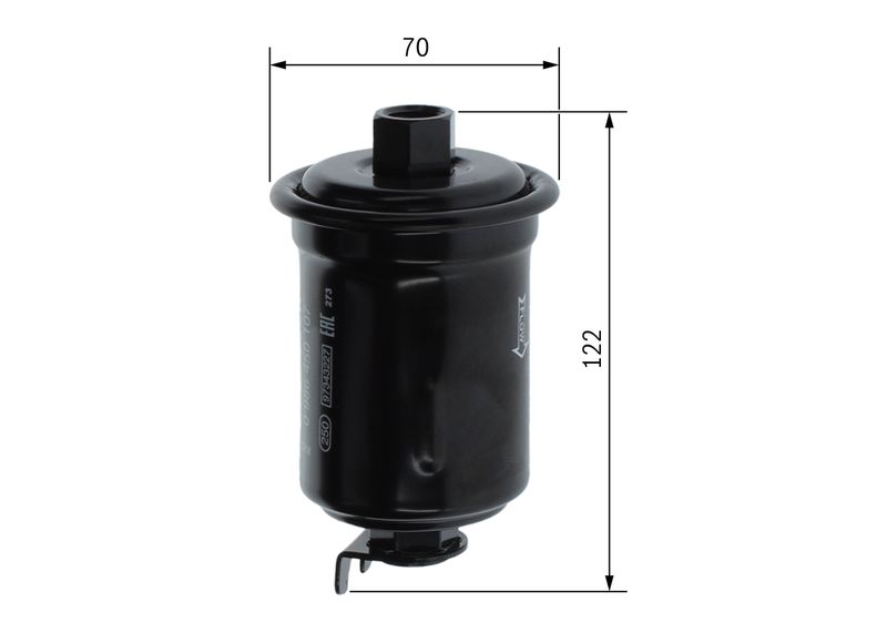 Bosch 0986450107 Fuel Filter - 5