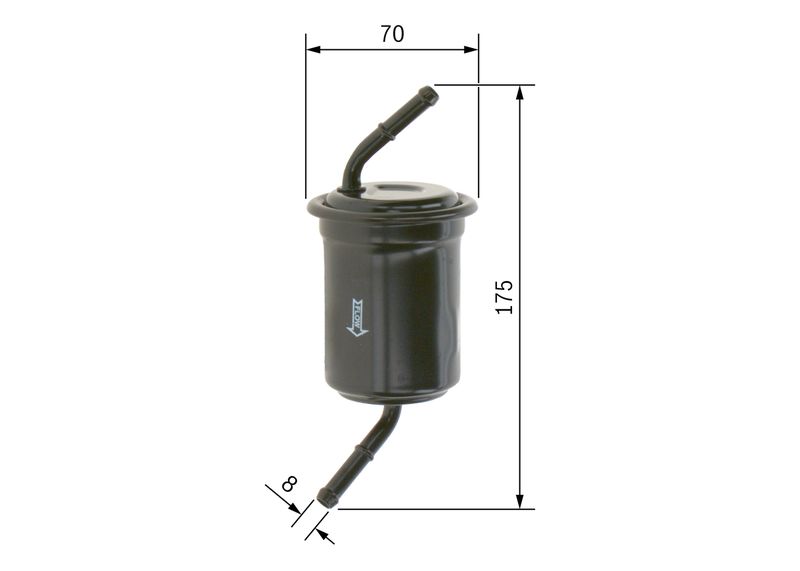 Bosch 0986450108 Fuel Filter - 5