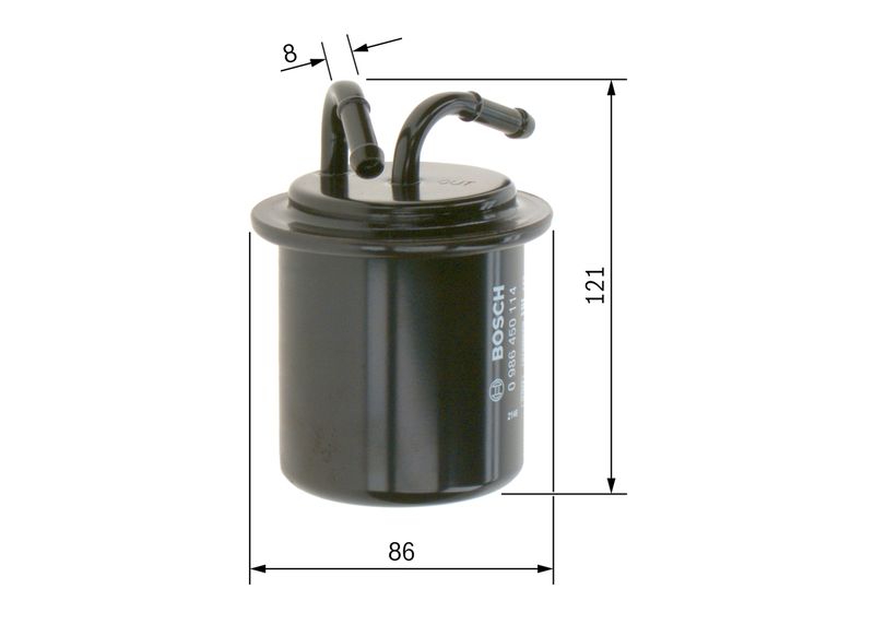 Bosch 0986450114 Fuel Filter - 5