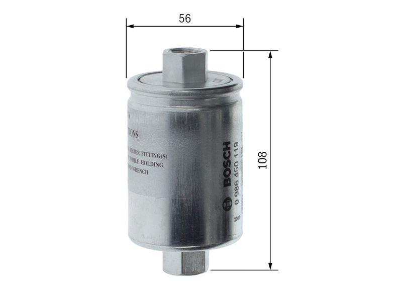Bosch 0986450119 Fuel Filter - 5