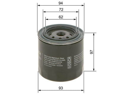 Bosch 0986452003 Oil Filter - 1