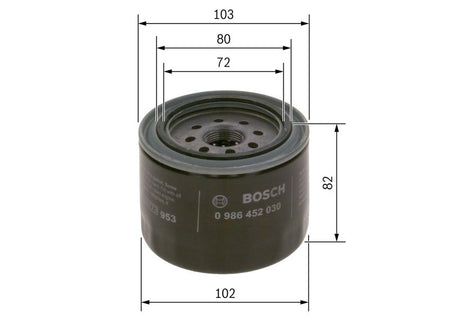 Bosch 0986452030 Oil Filter - 5