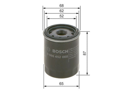 Bosch 0986452060 Oil Filter - 1