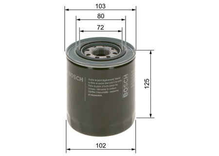 Bosch 0986452062 Oil Filter - 1