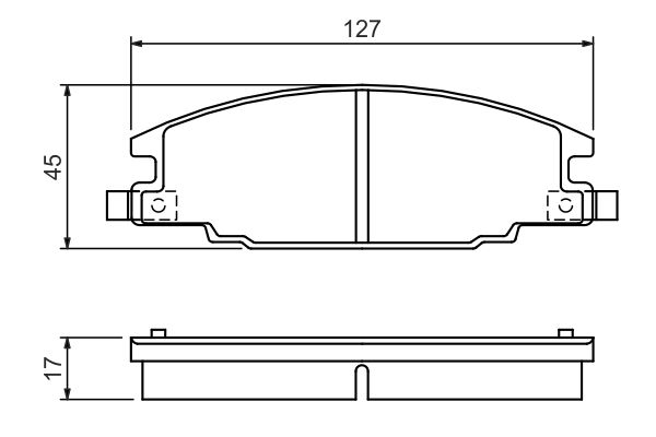 Bosch 0986460960 Brake Pad Set, disc brake - 5