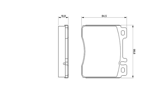 Bosch 0986460976 Brake Pad Set, disc brake - 5