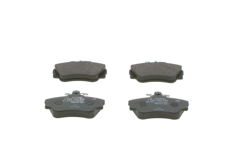Bosch 0986460989 Brake Pad Set, disc brake - 1