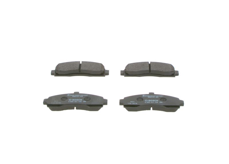 Bosch 0986461122 Brake Pad Set, disc brake - 1