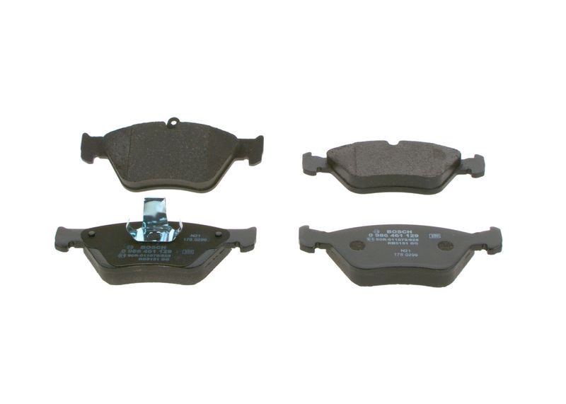 Bosch 0986461129 Brake Pad Set, disc brake - 1
