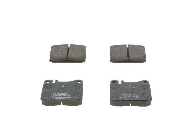 Bosch 0986463412 Brake Pad Set, disc brake - 1