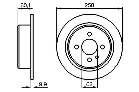 Bosch 0986478034 Brake Disc - 5