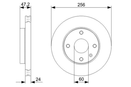 Bosch 0986479328 Brake Disc - 5