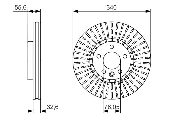 Bosch 0986479546 Brake Disc - 5