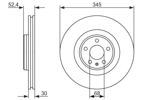 Bosch 0986479747 Brake Disc - 5