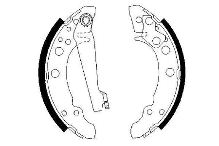 Bosch 0986487002 Brake Shoe Set - 5