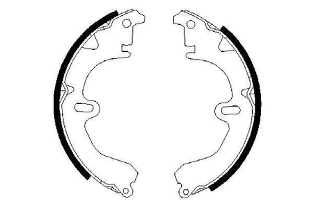 Bosch 0986487203 Brake Shoe Set - 5