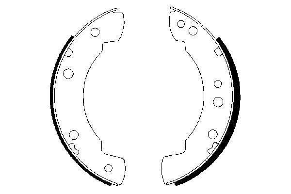 Bosch 0986487232 Brake Shoe Set - 5