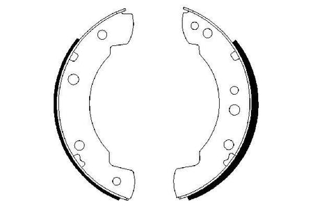 Bosch 0986487232 Brake Shoe Set - 5